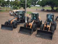 Sarandi adquire três máquinas pesadas para reforçar serviços urbanos e rurais